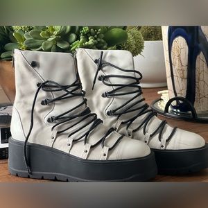 Free People lace up boot size 40, 9.5